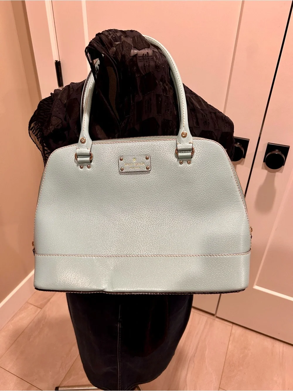 Kate Spade Rachelle Wellesley Handbag in aqua